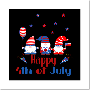 Happy 4th of July Posters and Art
